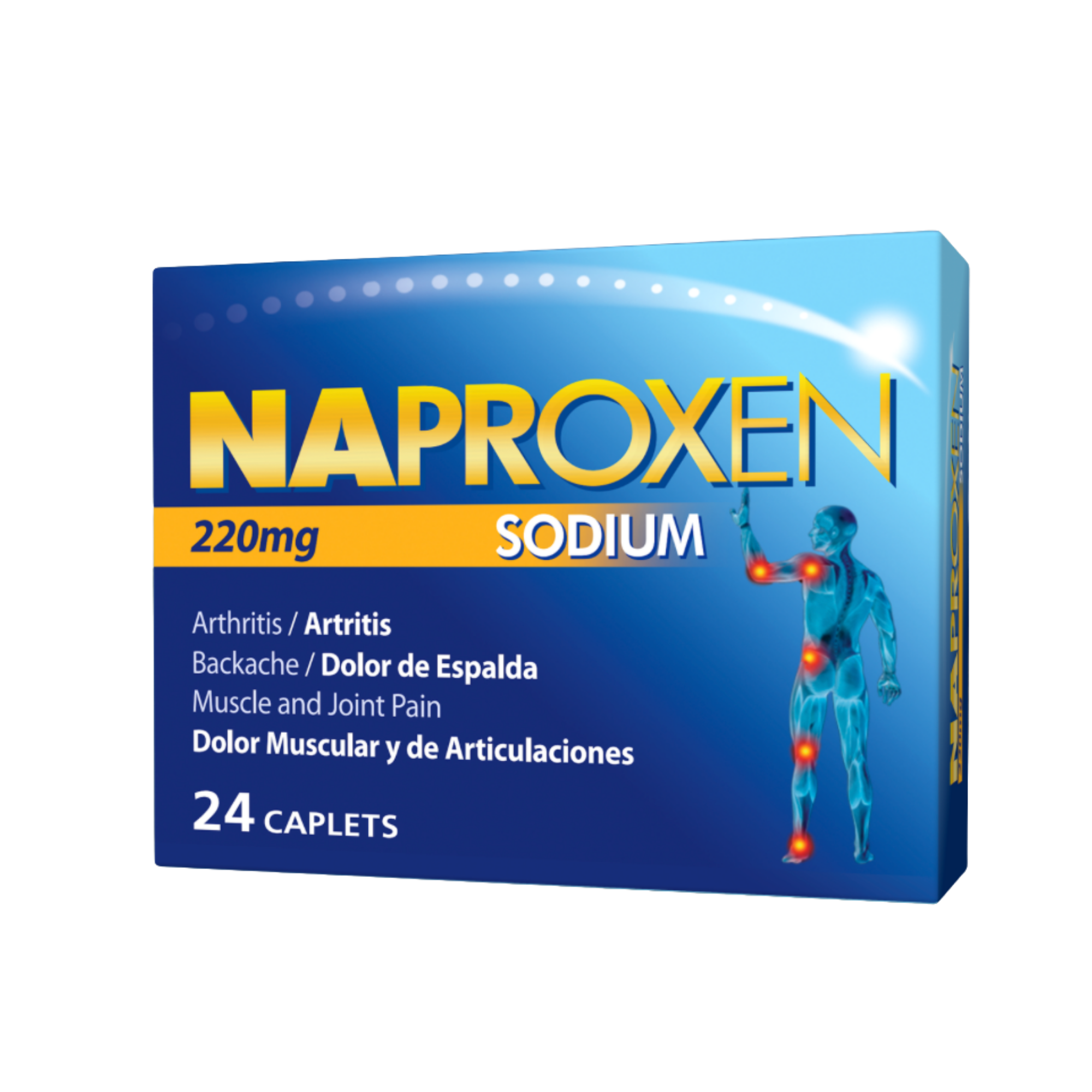Naproxen Sodium w/24 Tablets