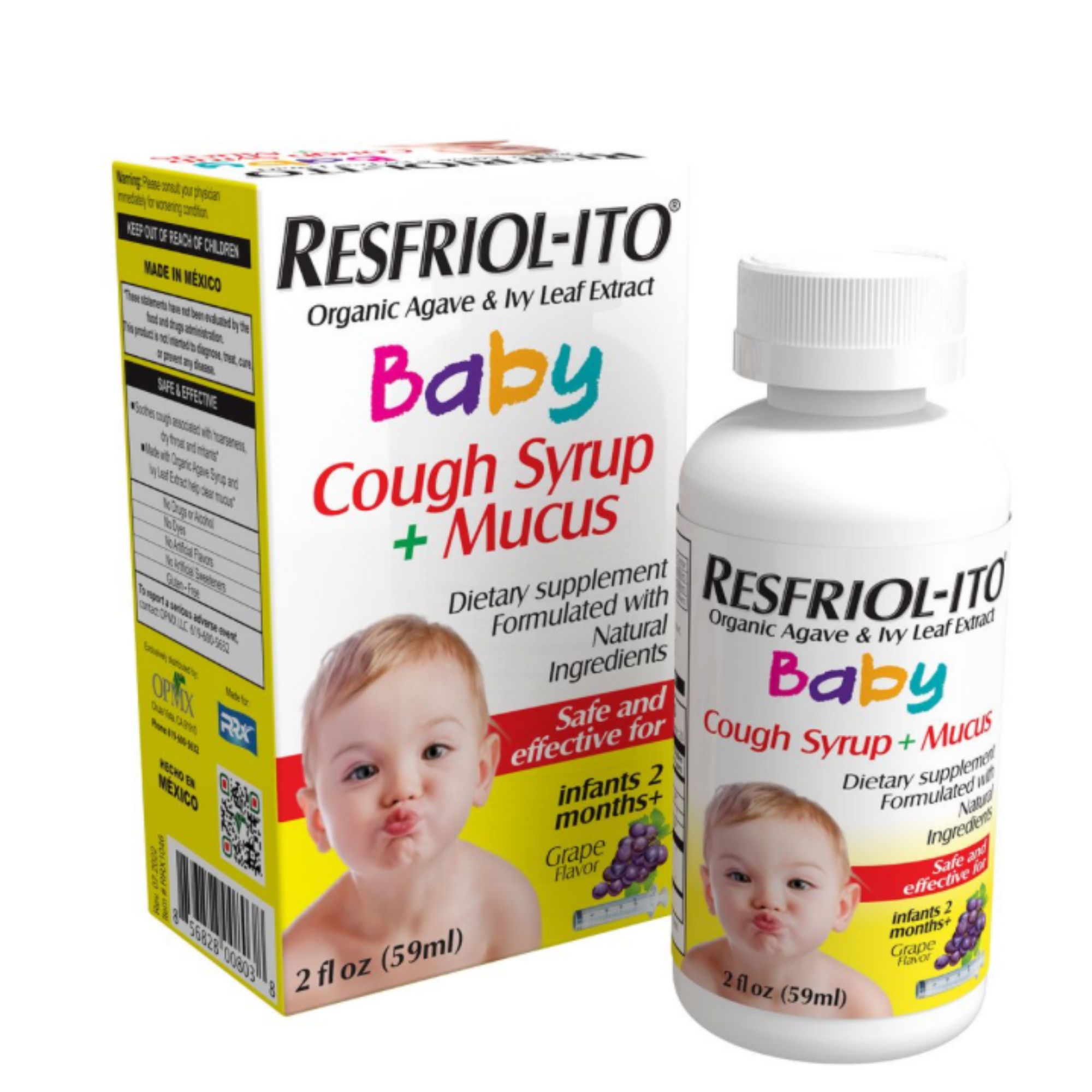 Resfriol-ito Baby Cough Syrup + Mucus 2 fl oz (59ml)